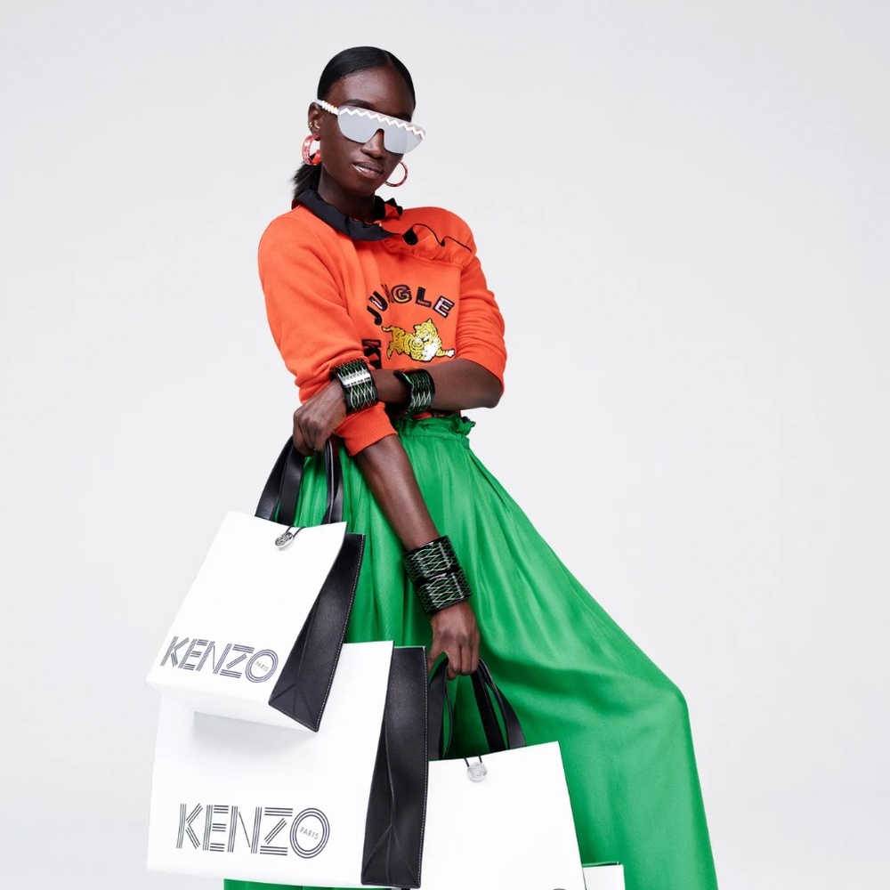 Kenzo x H&M Orange Jungle Sweater Size S